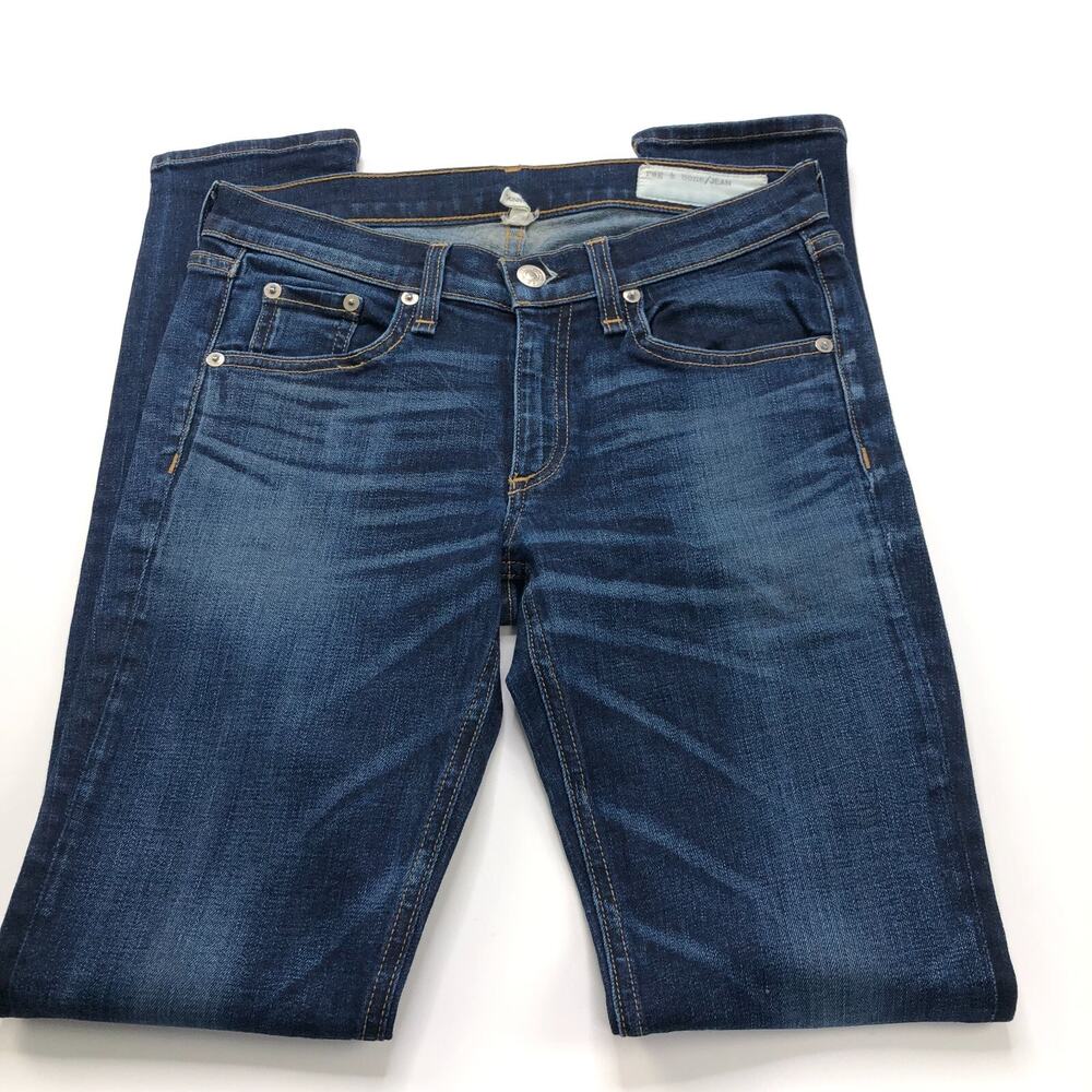 Rag & Bone Skinny 27 (Fits 27.5W 30L) Mid Rise Denim Jeans